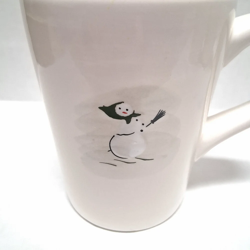 Williams Sonoma Snowman Coffer Mugs